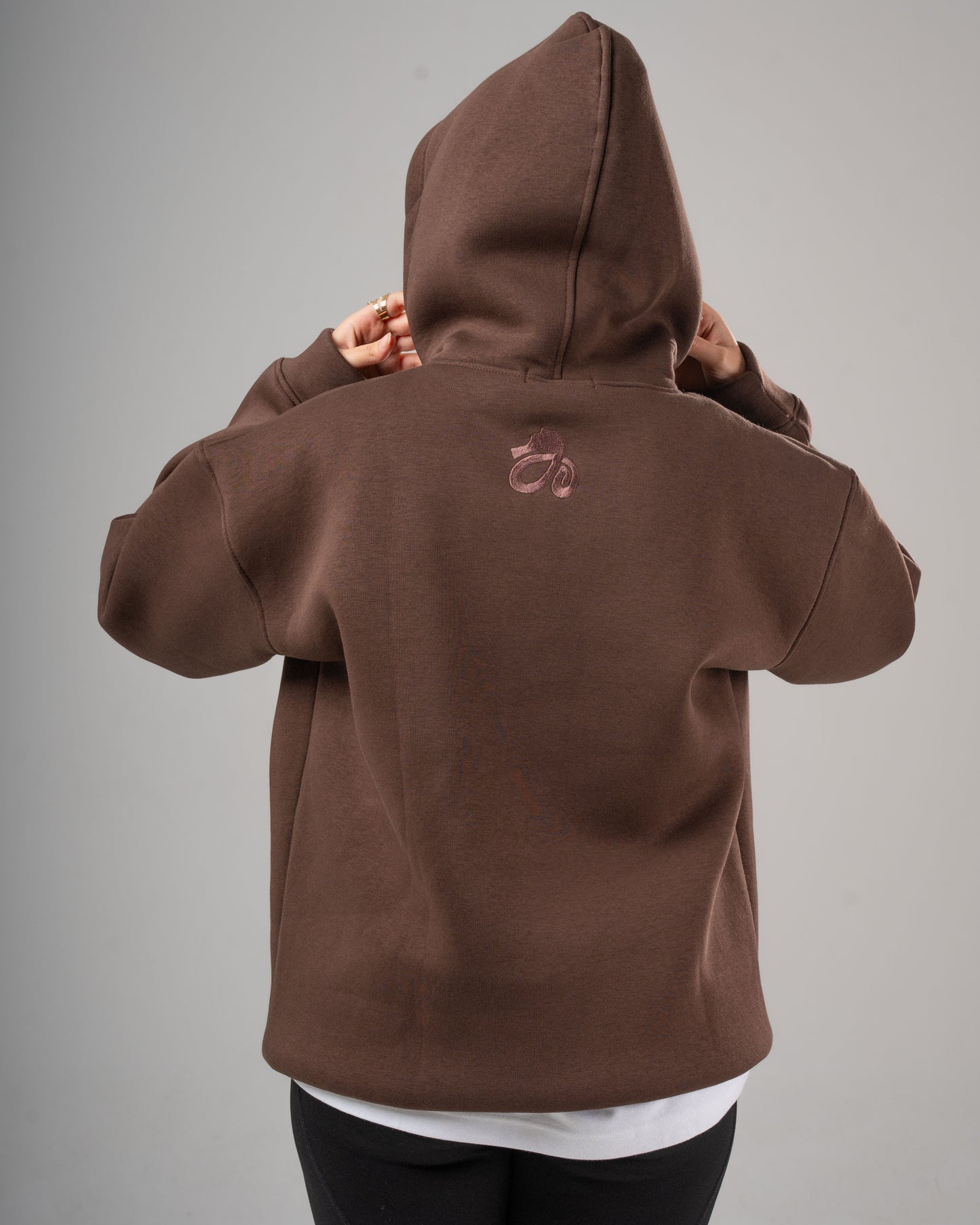 Premium 20 OZ Bazic Hoodie - Unisex BROWN